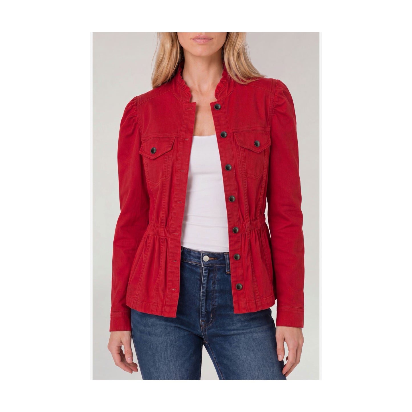 Puff Slv Trucker Jkt