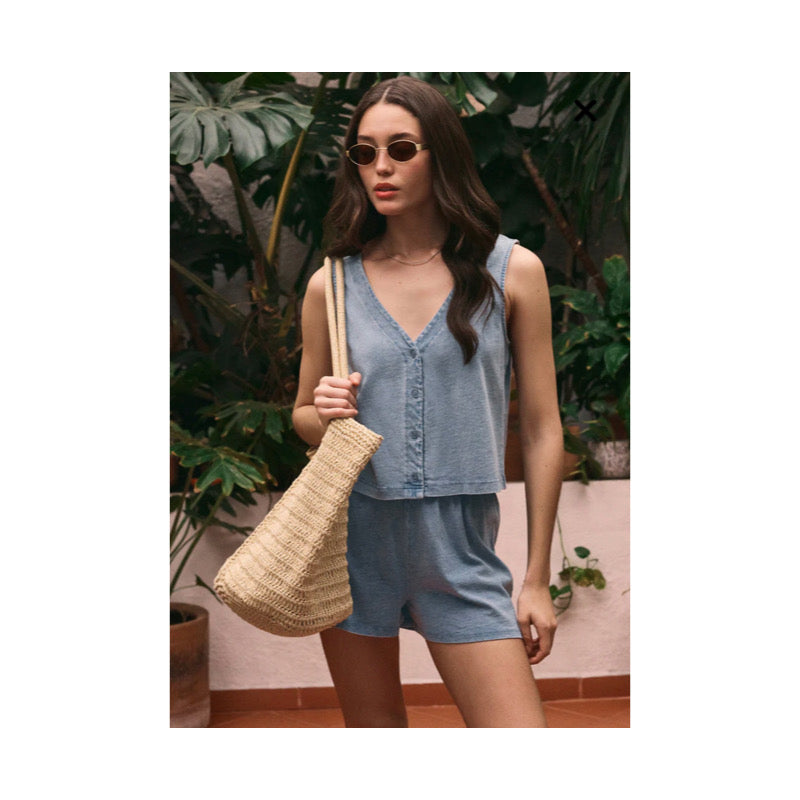 Solace Denim Top
