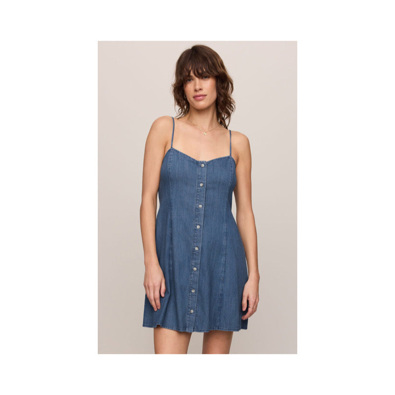 Angel Eyes Denim Mini Dress