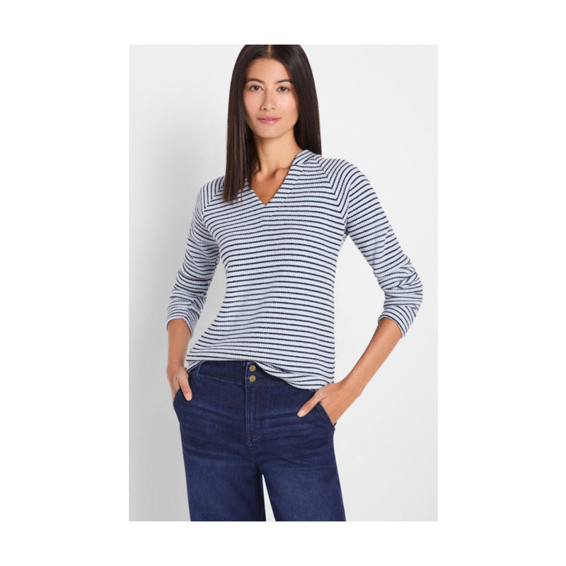 Soft Thermal Split Neck Top