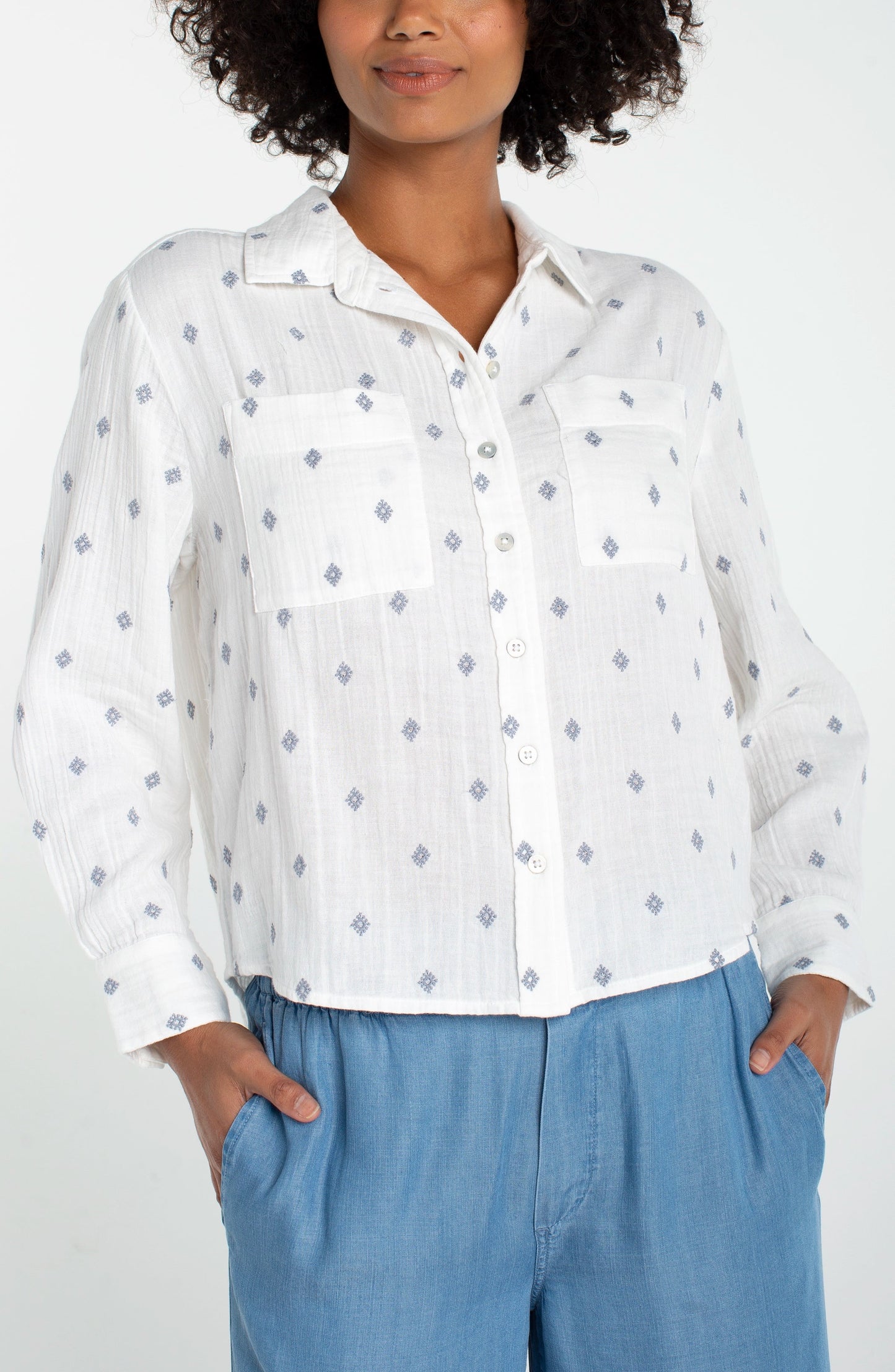Off White Button Down