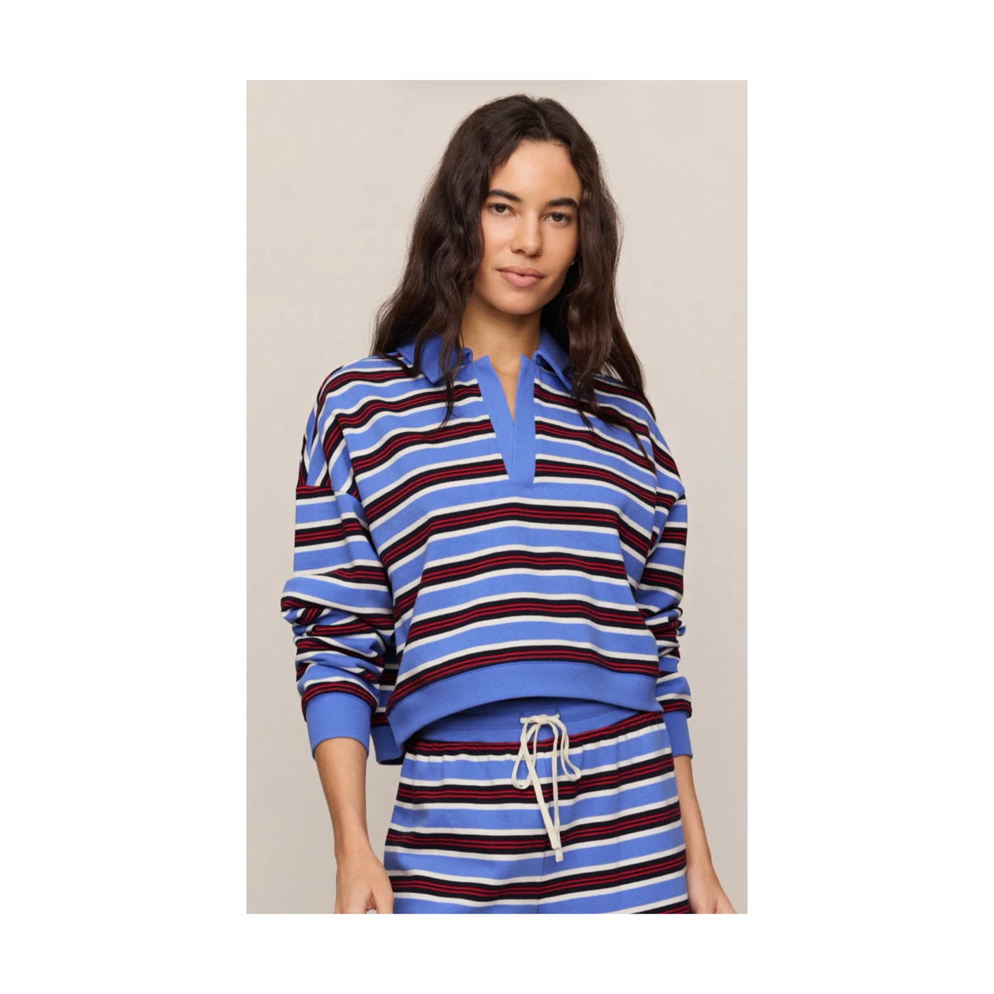 Low Key Stripe Henley