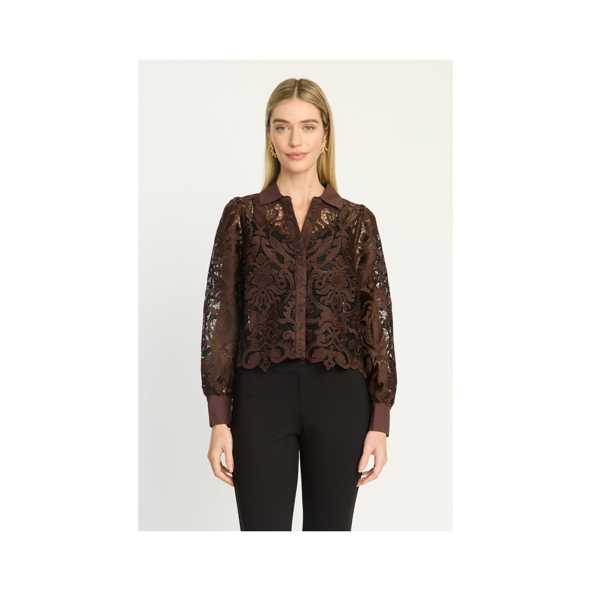 Caballero Emme Top in Brown