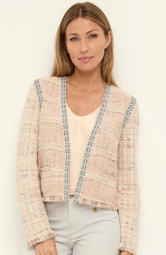 Contrast Trim Jacket