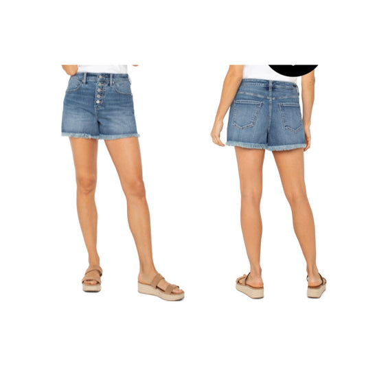 Christine Short Fray Hem