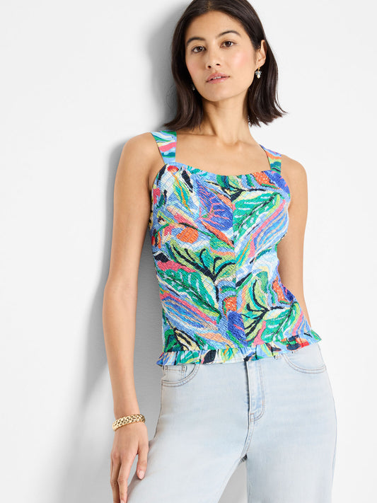 Island Smocked Tank