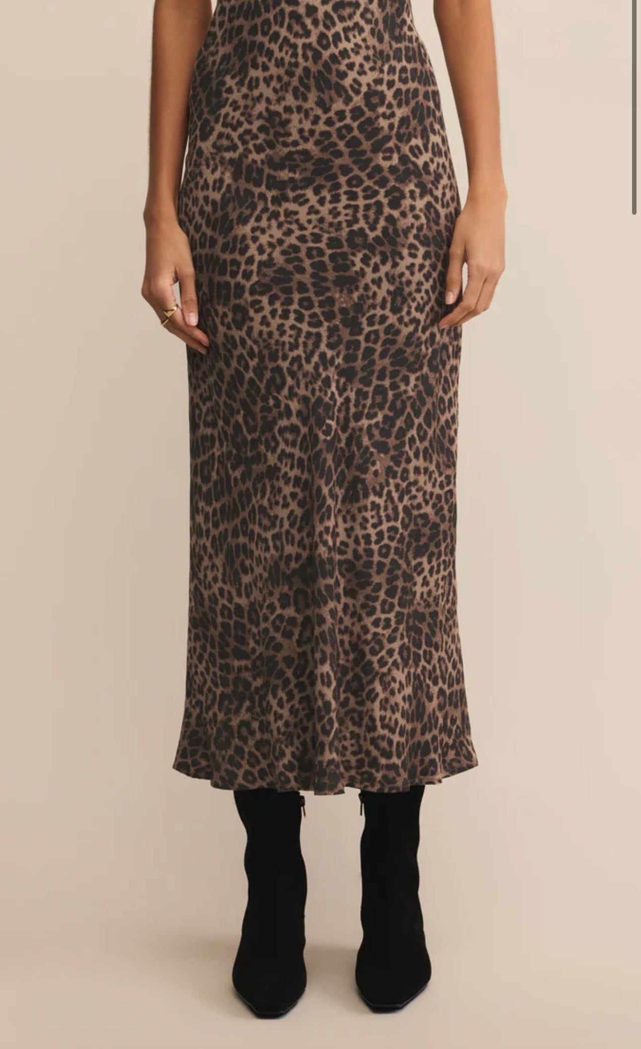 Izabel Leopard Skirt