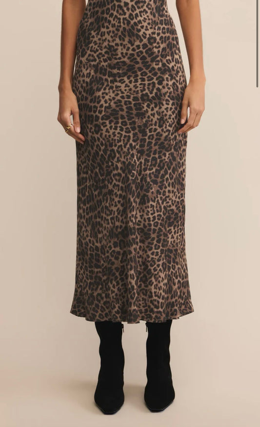 Izabel Leopard Skirt