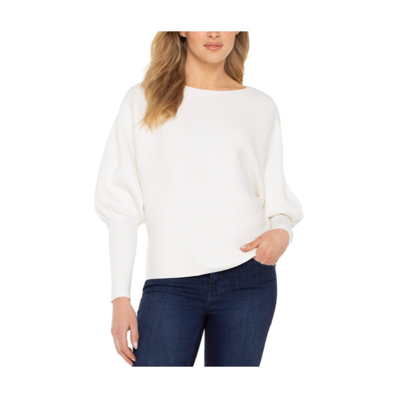 l/s Boat Neck Dolman Sweater
