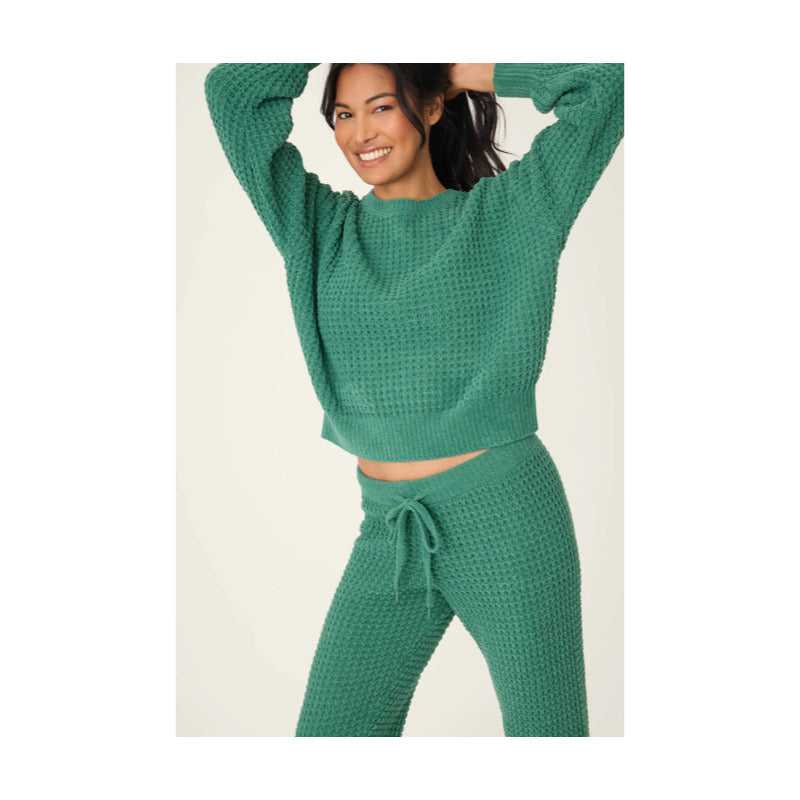 Cozy Chenille Waffle l/s