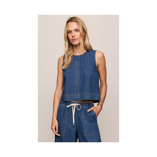 Sun Seeker Denim Tank