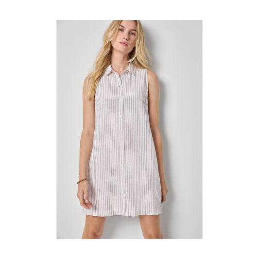 Striped Button Down Dress