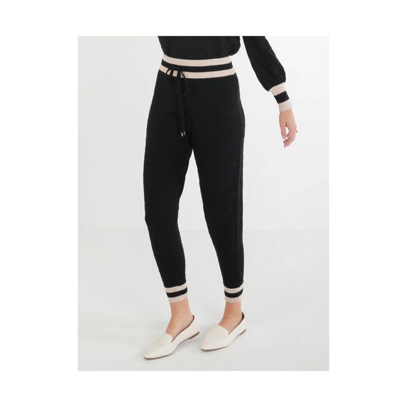 Blk Cheetah Jogger