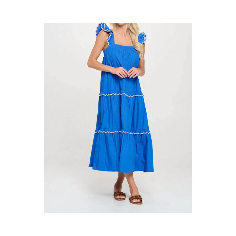 Azure Oasis Maxi Dress