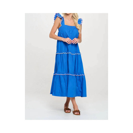 Azure Oasis Maxi Dress