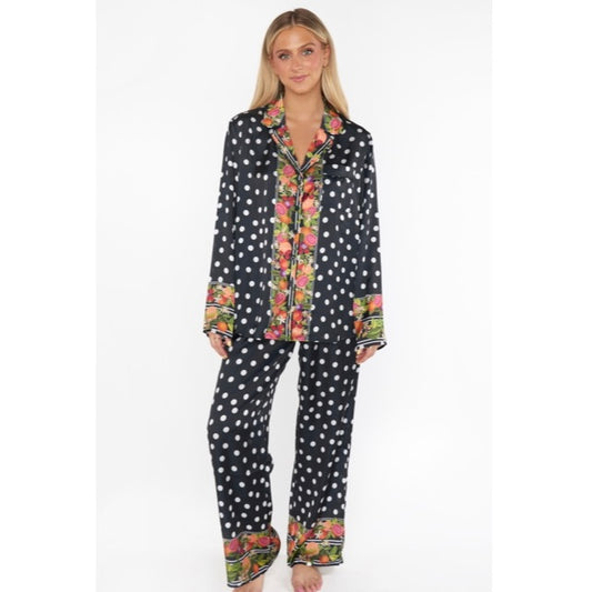 Sangria Silky PJ Set