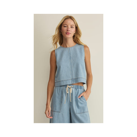 Sun Seeker Denim Tank