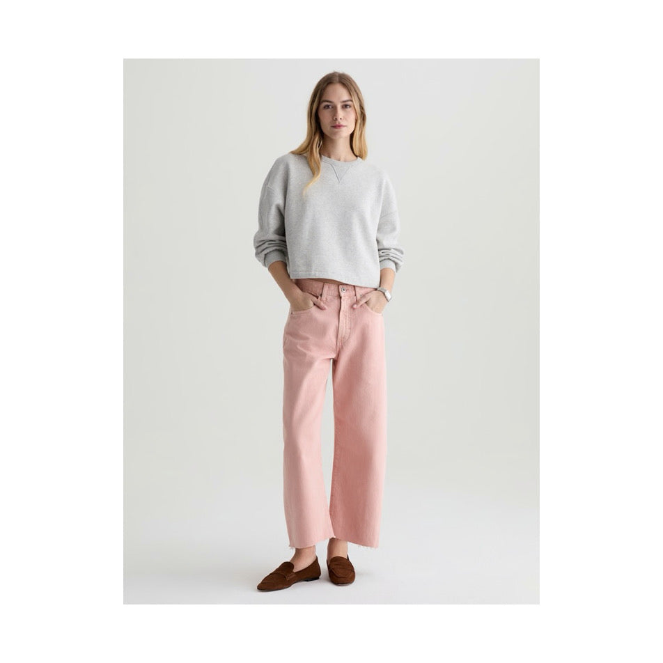 Hattie Crop-Sparkling Rose