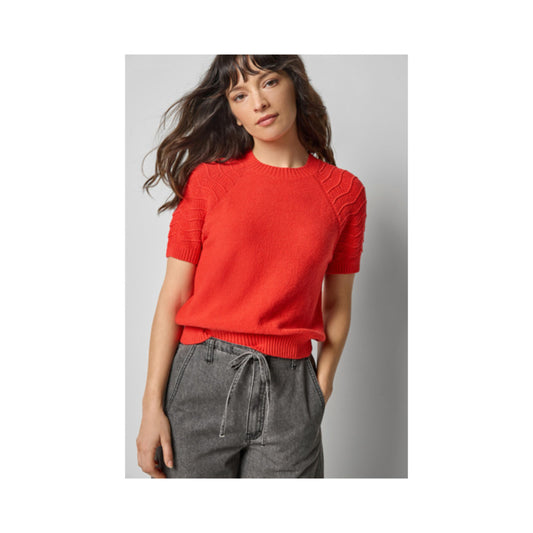 Textured Slv Sweater