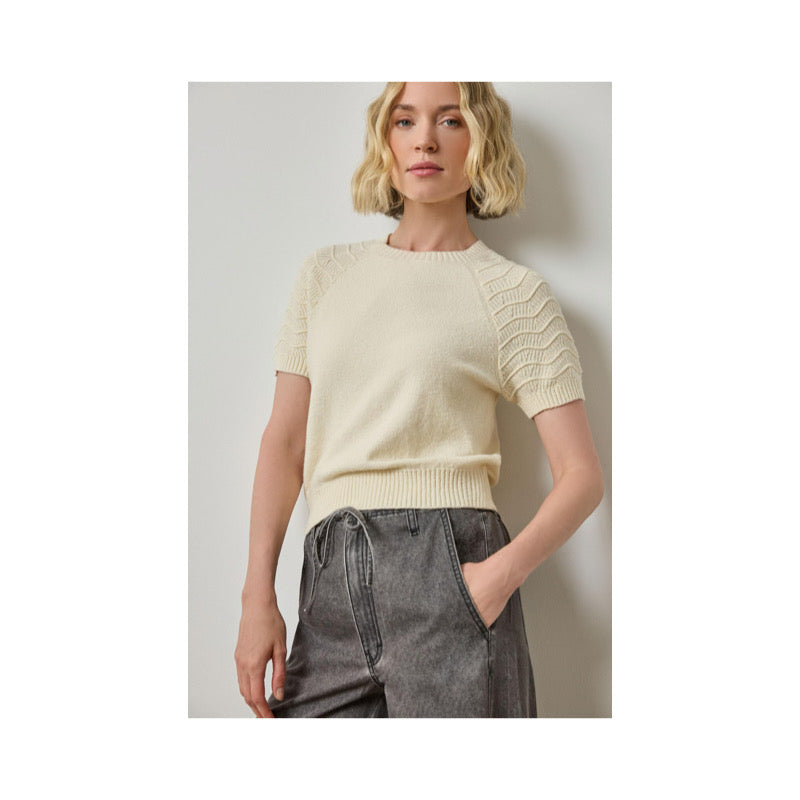 Textured Slv Sweater