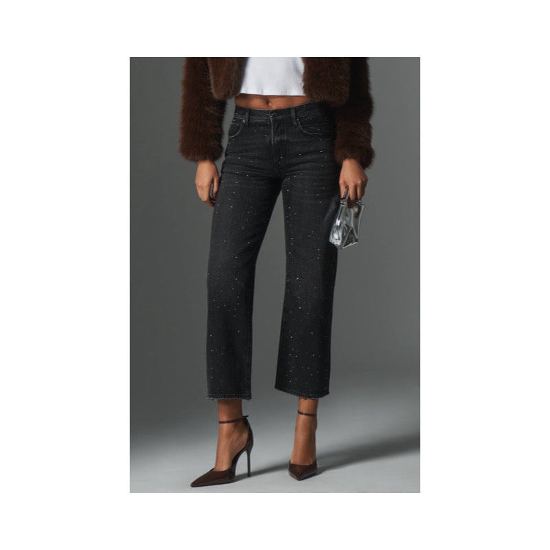 Lexi Mid Rise Bowed Leg