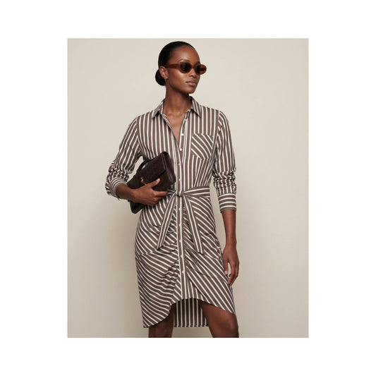 The Shirt Wrap Front Dress