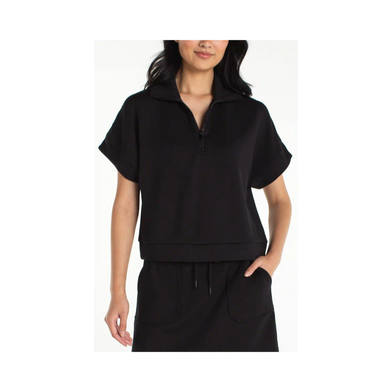 Pull On Wide Crop Trouser