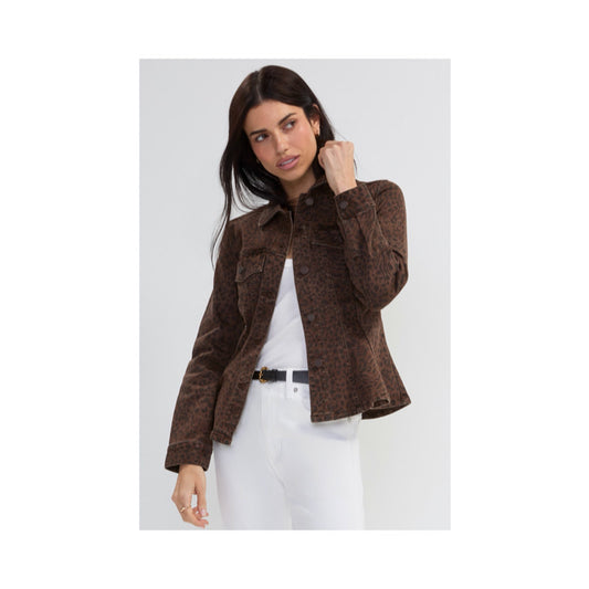 Liverpool Leopard Fit & Flare Jacket