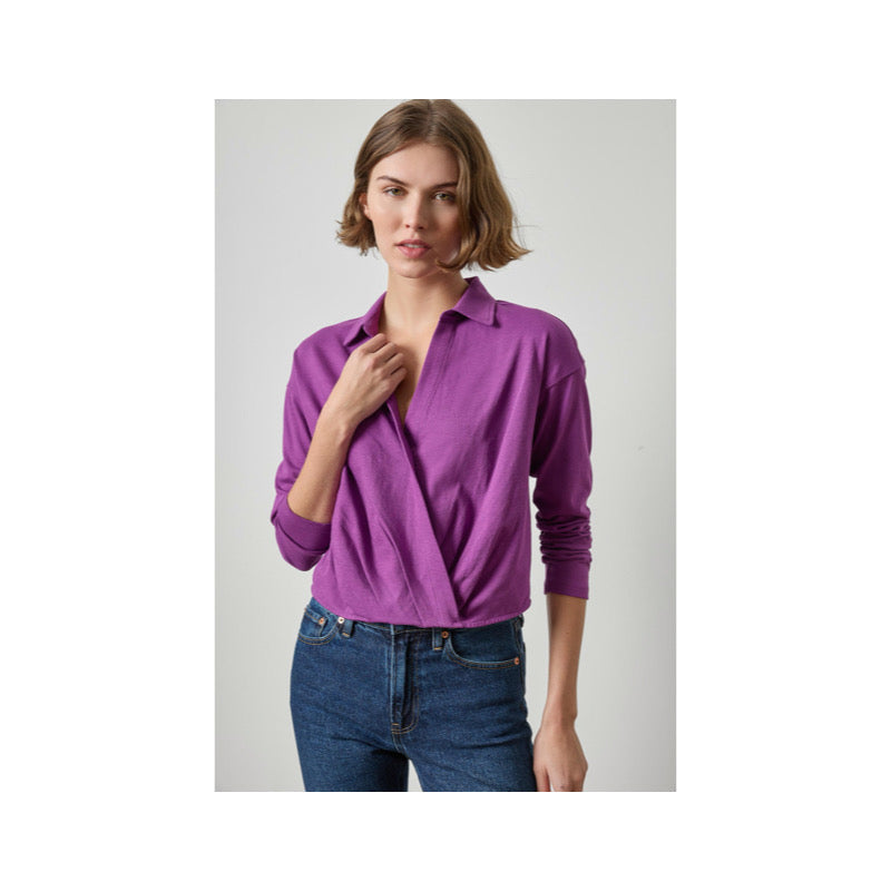 Faux Wrap Top