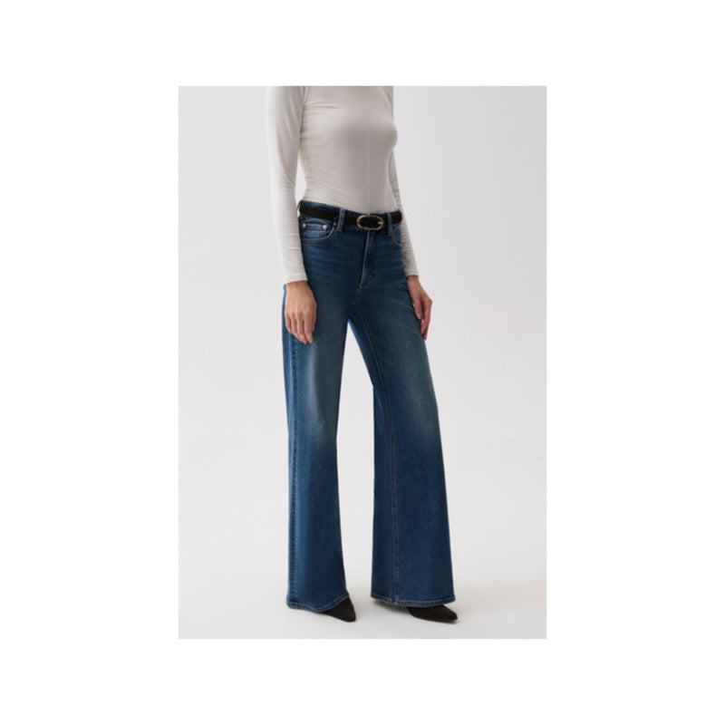 Vivian Mid Rise Wide Leg