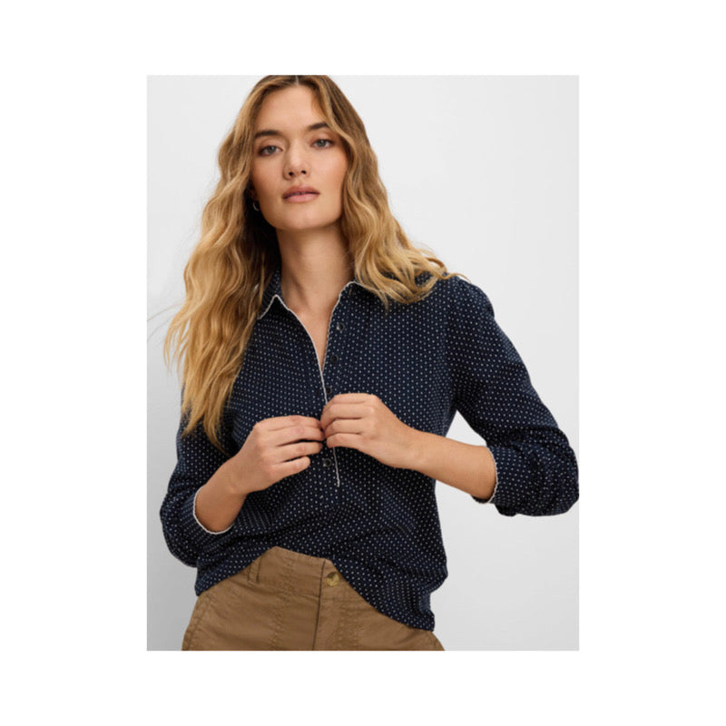 Nic & Zoe Derby Dot Polo Top