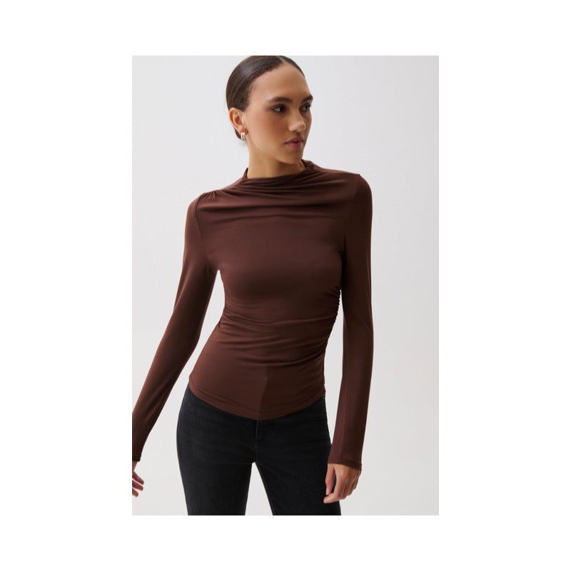Pistola Nathalia Mock Neck Tee