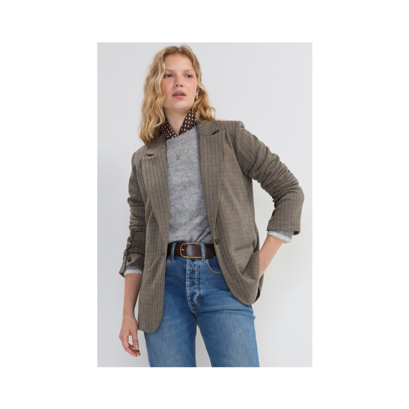 Liverpool Boyfriend Herringbone Blazer