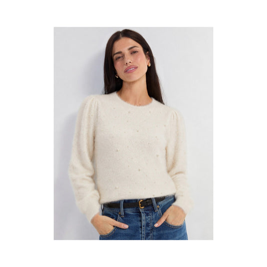 Liverpool Crewneck Sweater w/ pearls