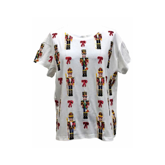 Queen of Sparkle Nutcracker Bow Tee